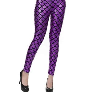 Fun shiny mermaid leggings